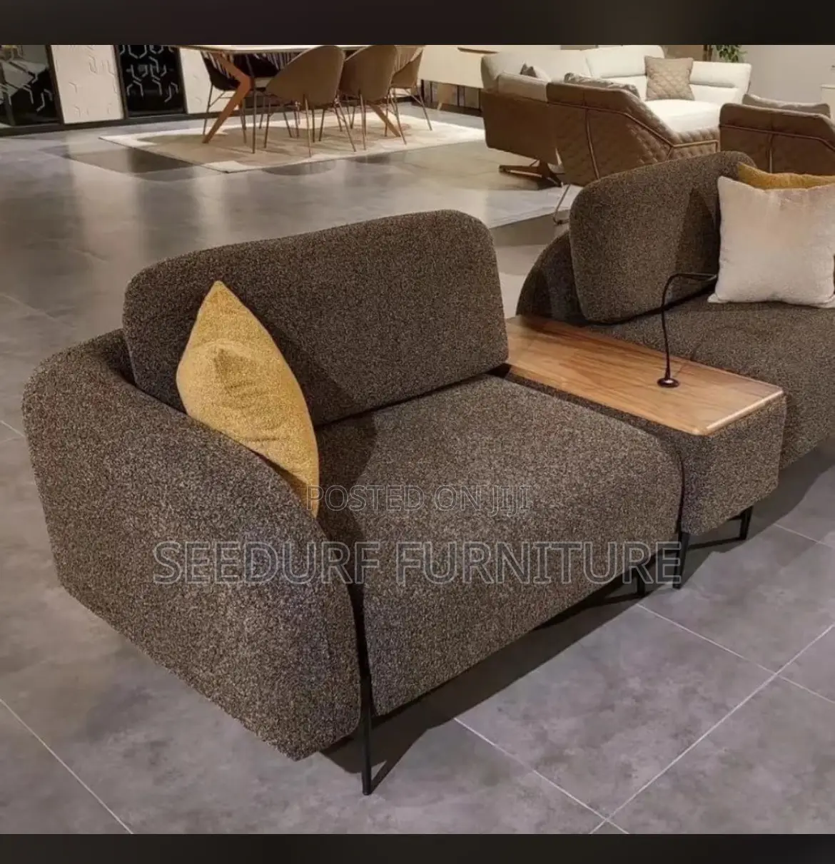 A Classic Made 3 Seater Chair Can Come in Set if Needed
