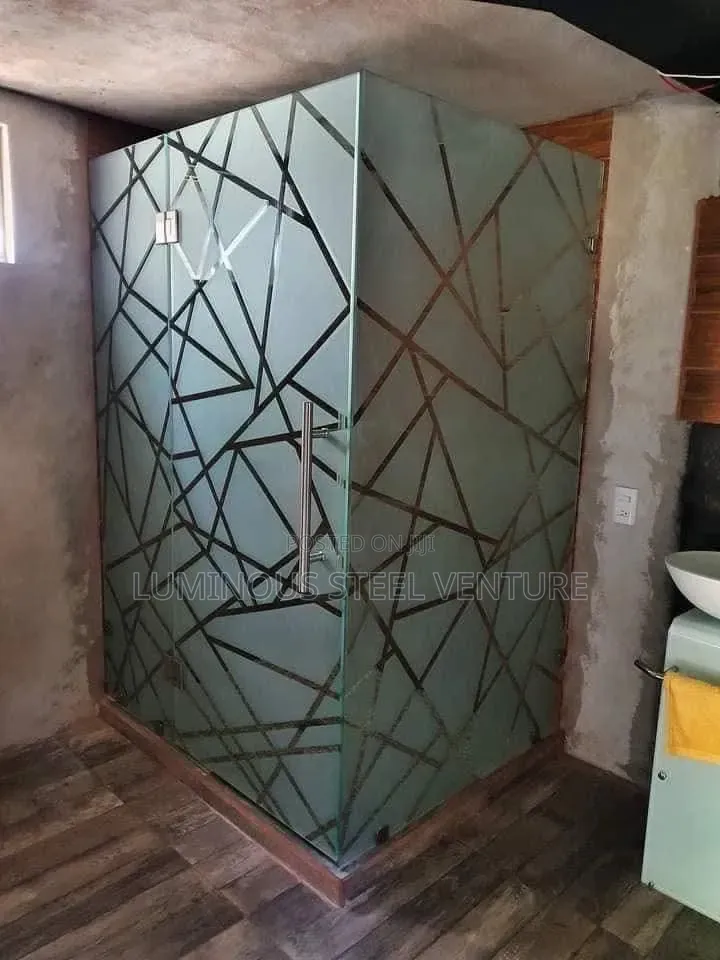 Here, We Created a Contemporary Design With Frosted Stickers.