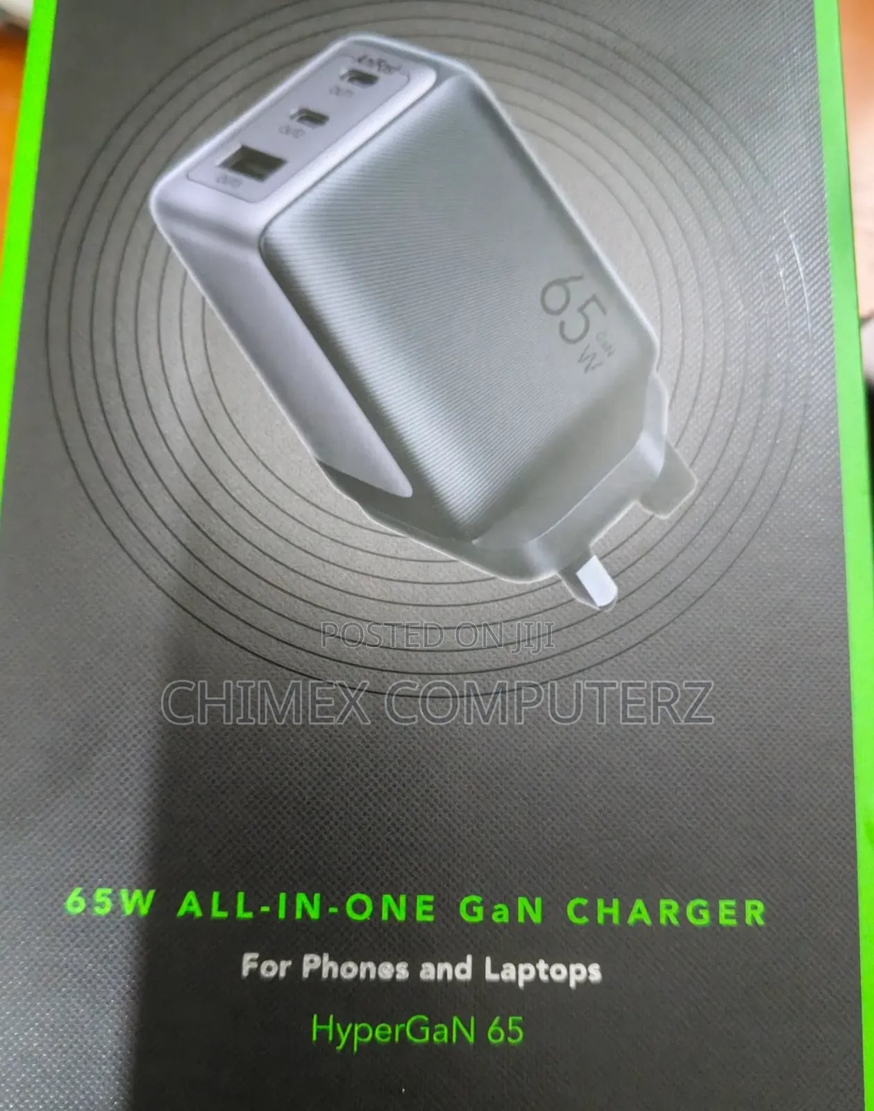 Oraimo Hypergan 65 65w Gan Wall Charger Kit With 100w Cc Cable