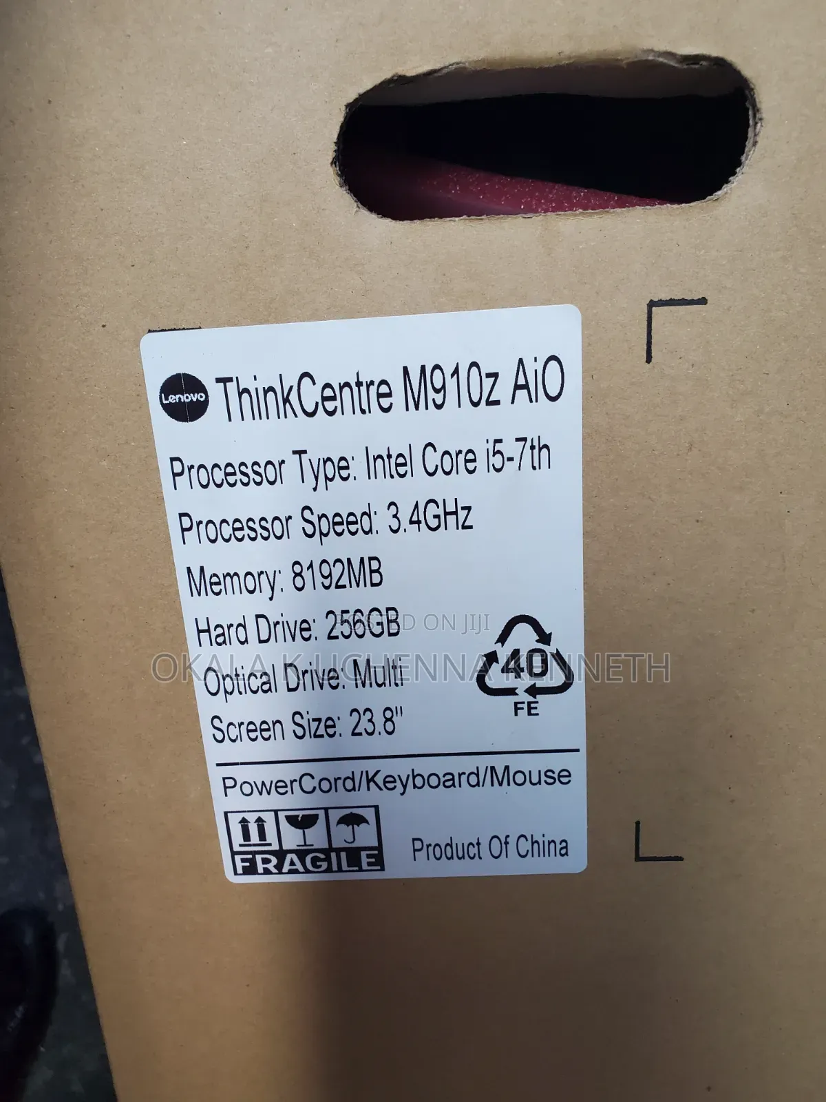 New Lenovo ThinkCentre M910z AIO 8GB Intel Core i5 HDD+SSD 256GB