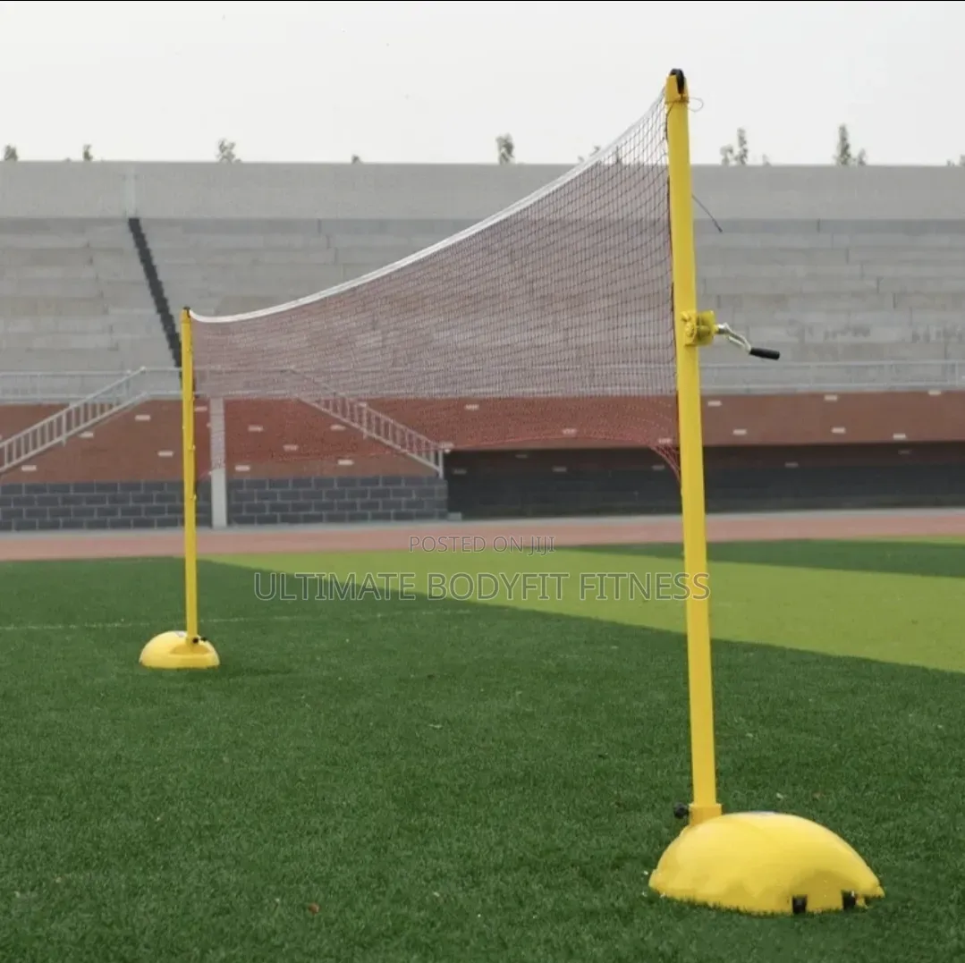 Brand New Pair Badminton Pole Stand With Net