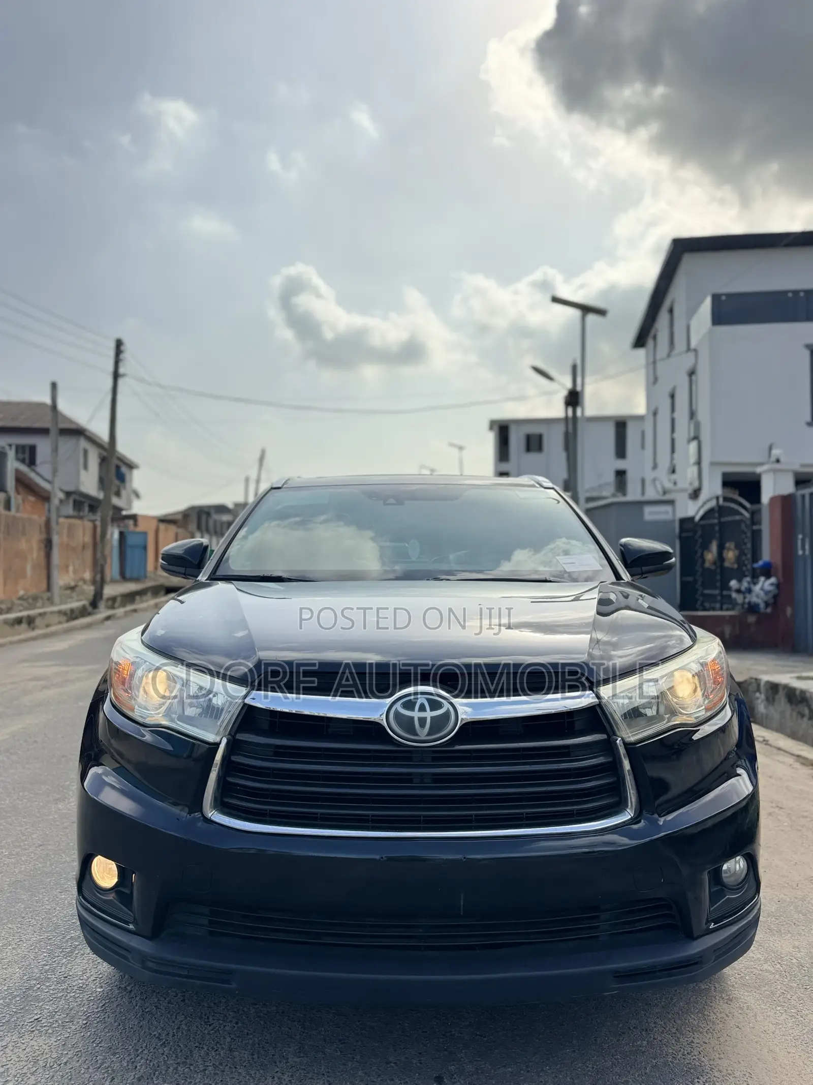 Toyota Highlander Limited V6 4x4 (3.5L 6cyl 6A) 2016 Black
