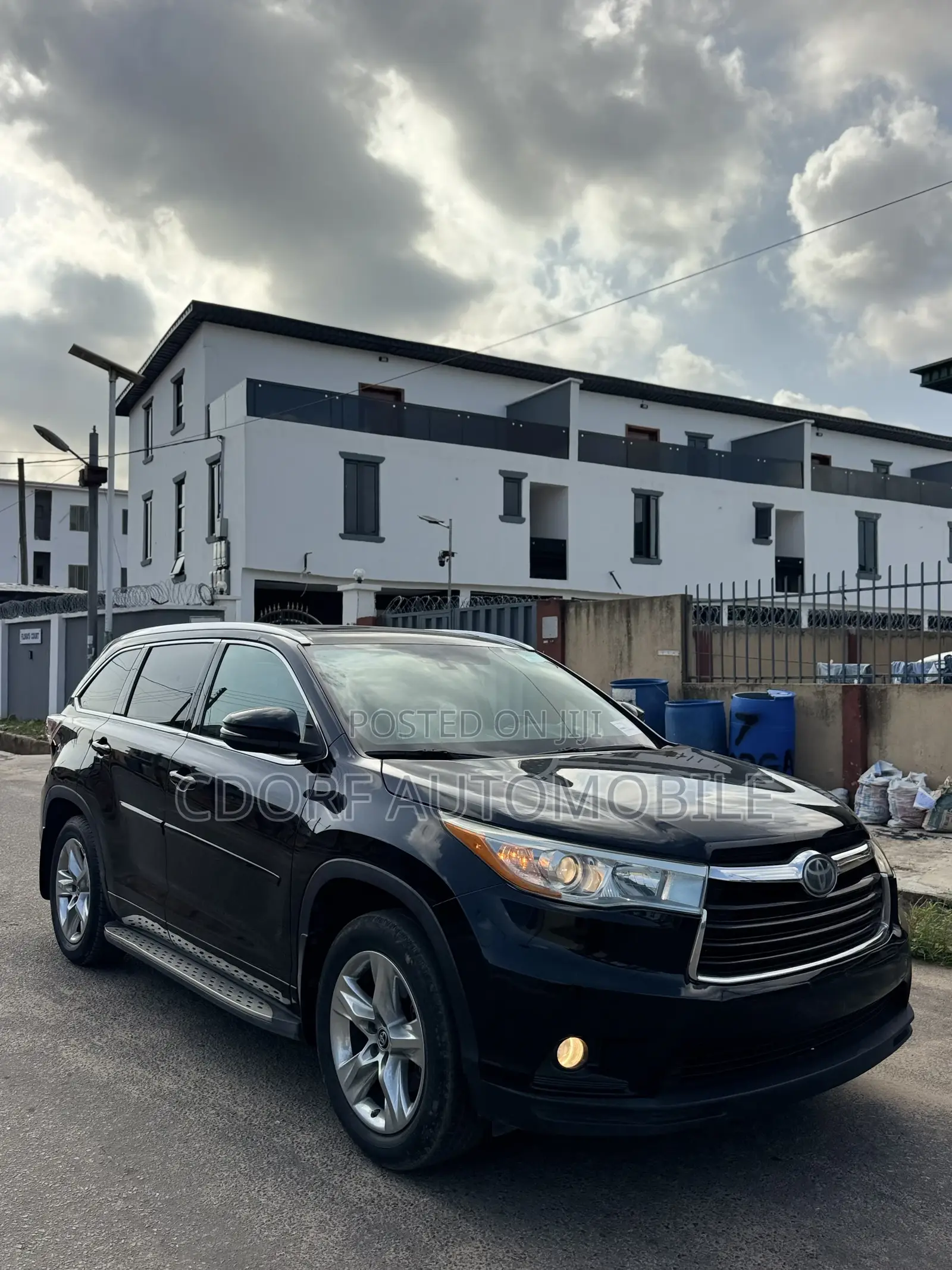 Toyota Highlander Limited V6 4x4 (3.5L 6cyl 6A) 2016 Black