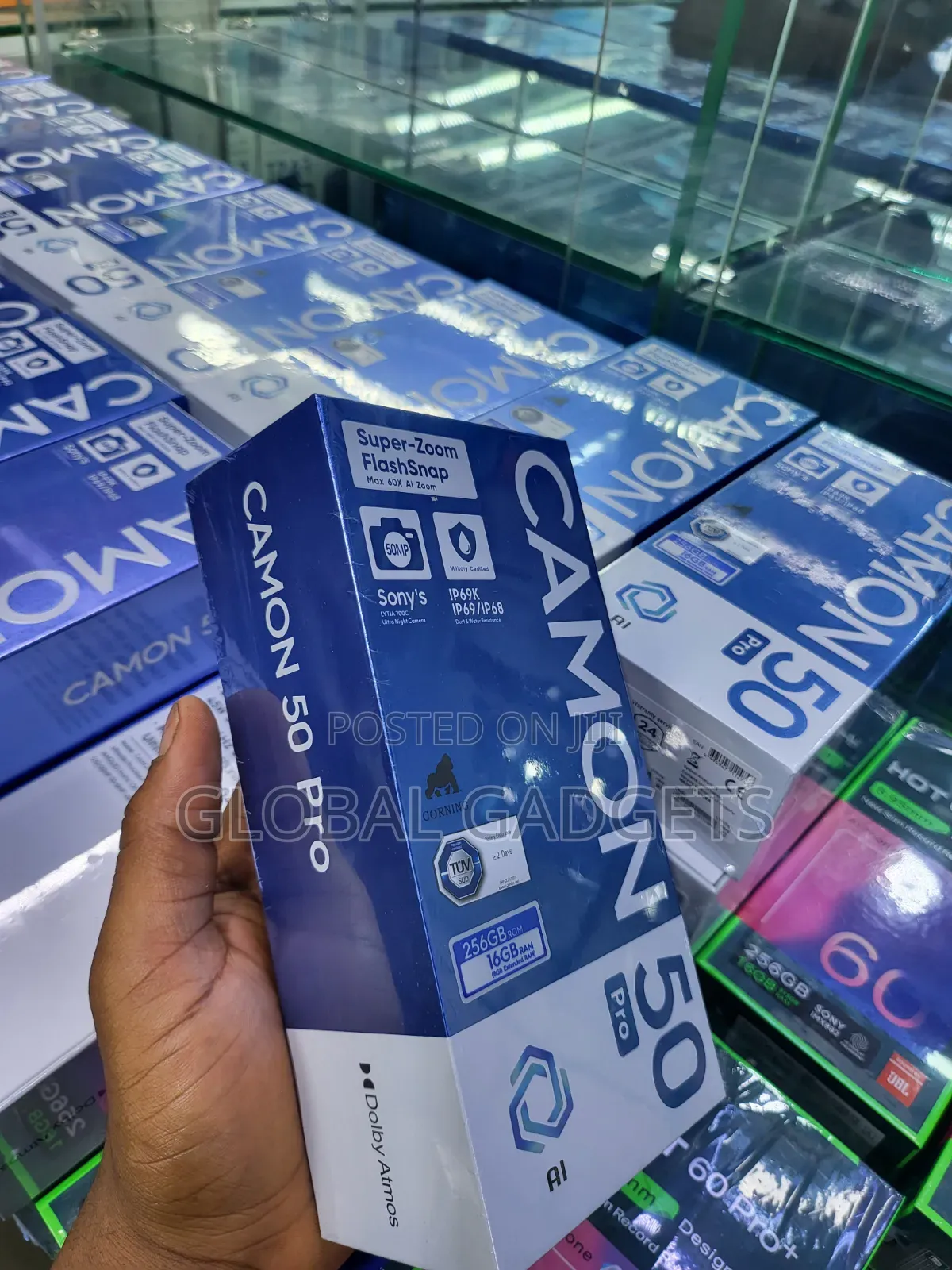 New Tecno Camon 50 Pro 256 GB Black