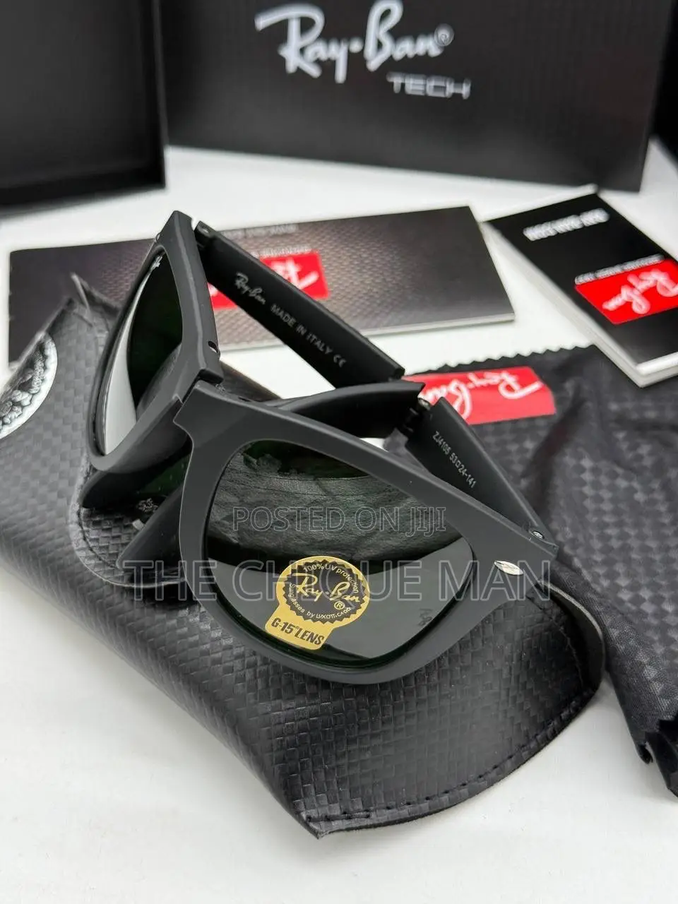 Ray-Ban Tech Foldable Sunglass– G-15 Polarized Lens With Carbon Fibre