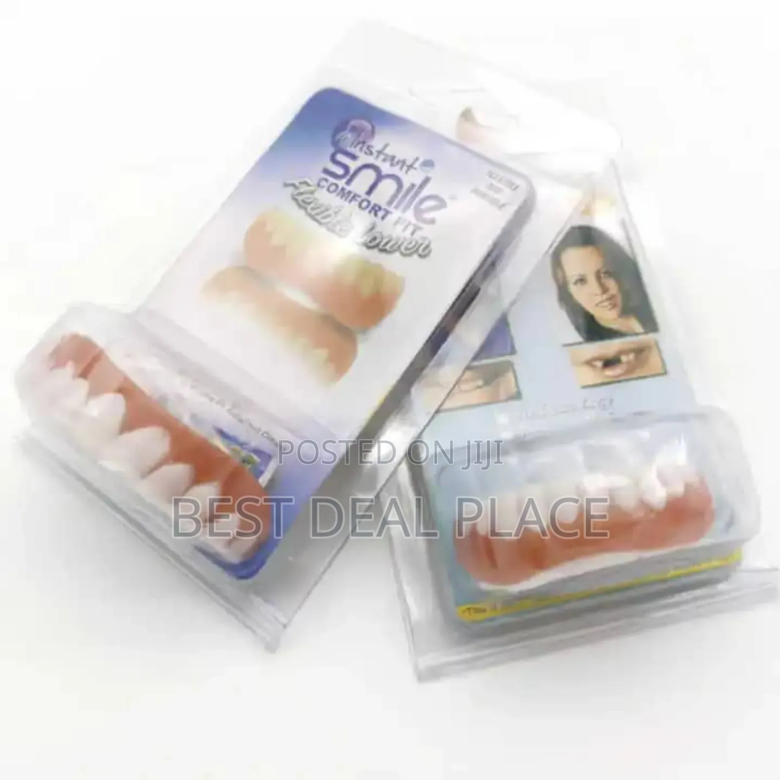 1 Set Temporary Dental Restoration Kit Upper Lower False Teeth