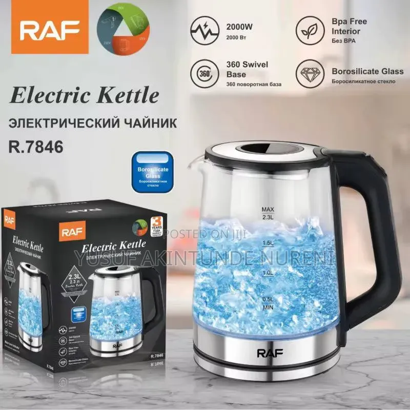 Raf Glass Electric Kettle
