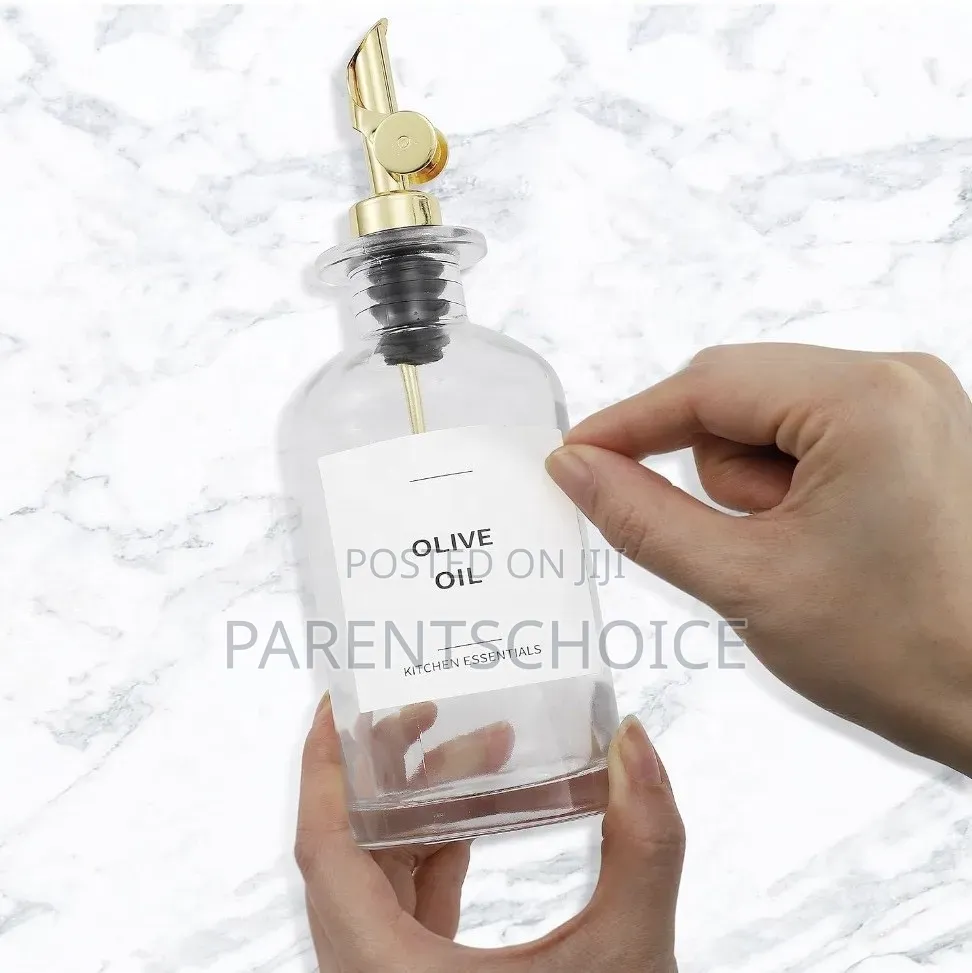 500ml Olive Oil Glass Bottle Kitchen With Stainless Nozzle