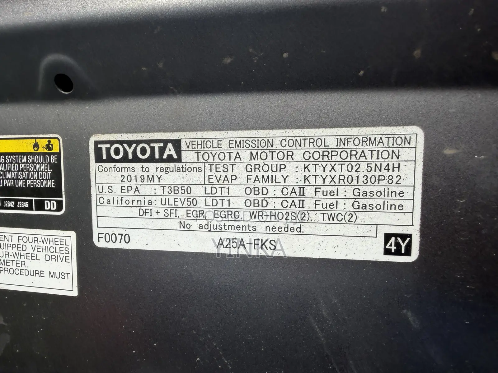 Toyota RAV4 XLE FWD 2019 Gray