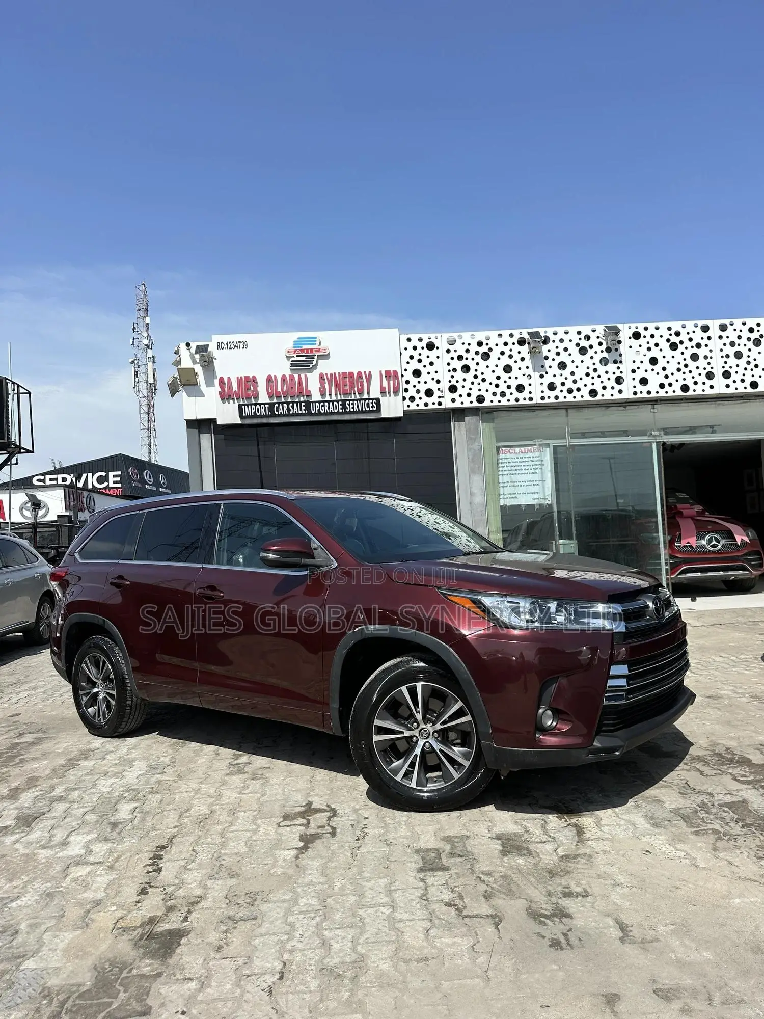 Toyota Highlander XLE V6 4x2 (3.5L 6cyl 6A) 2016 Brown