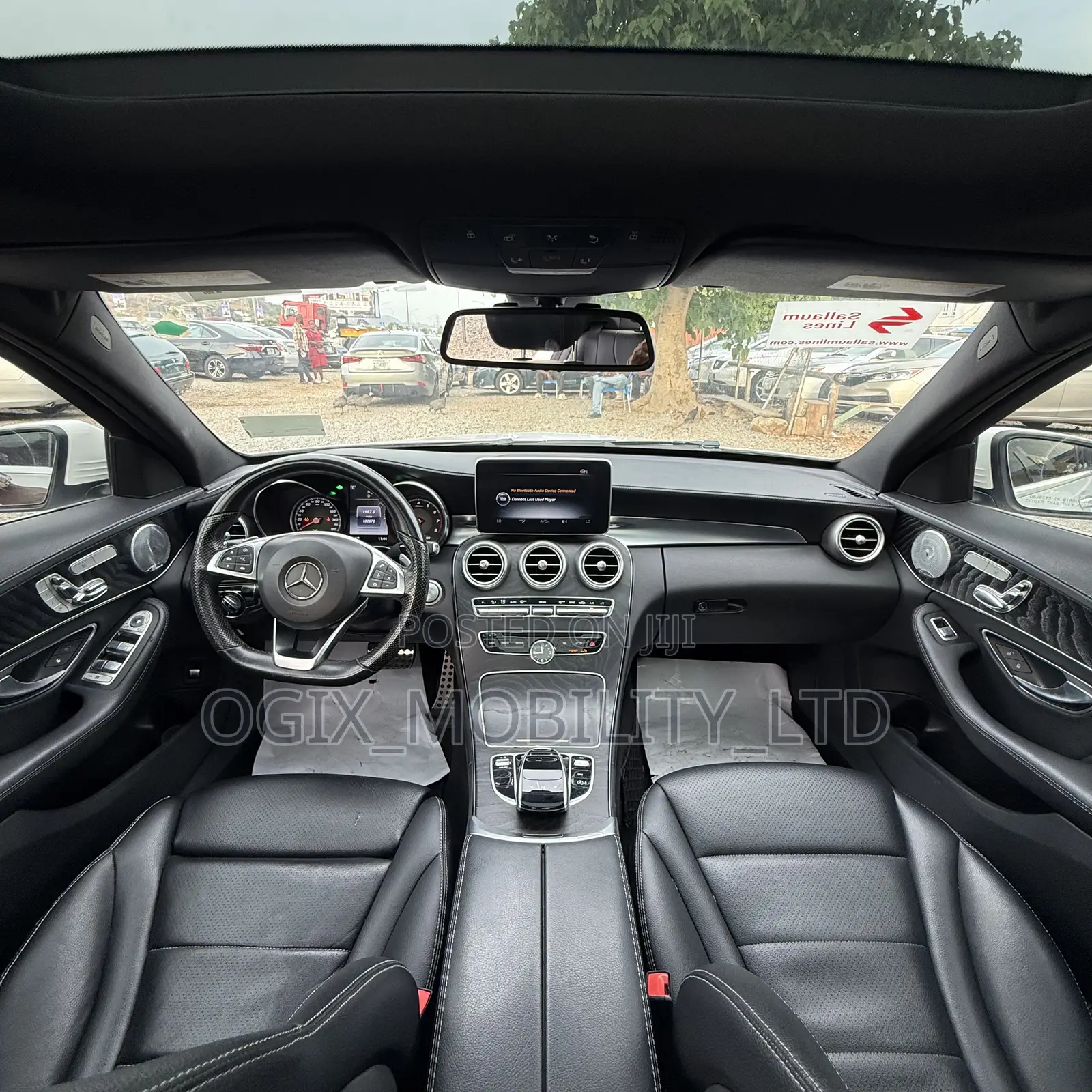 Mercedes-Benz C400 4Matic AWD Sedan (3.0L V6 7A) 2015 White
