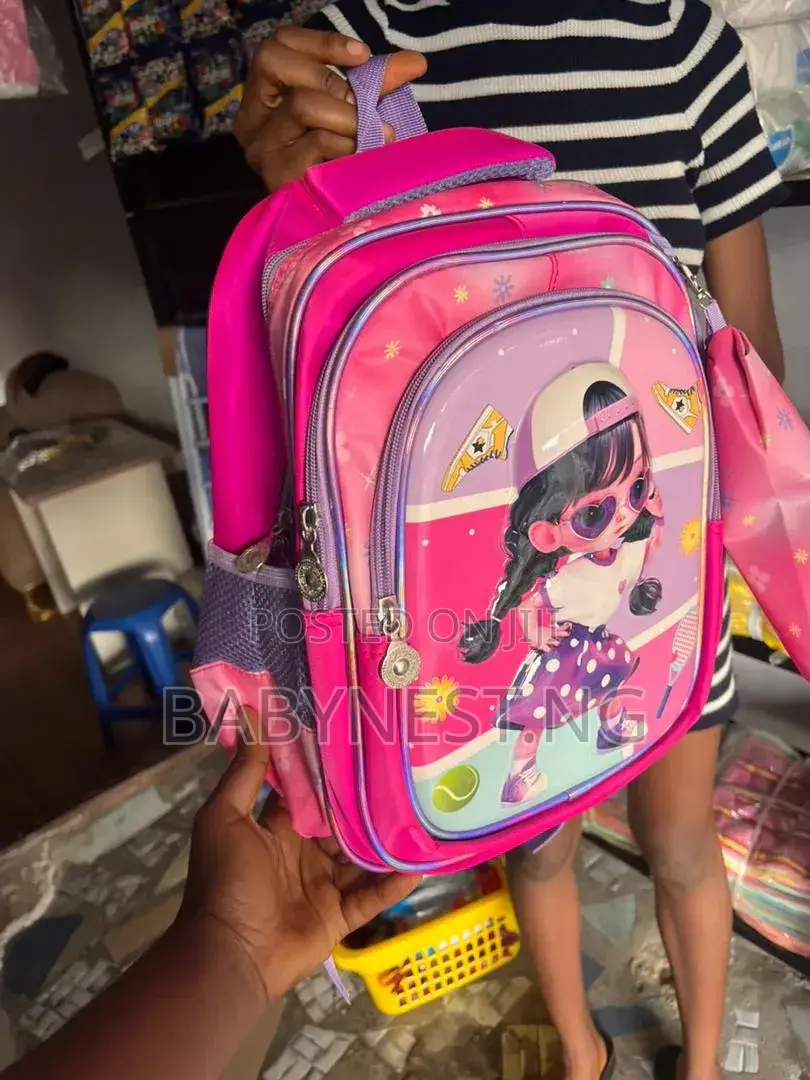 Pink School Bag