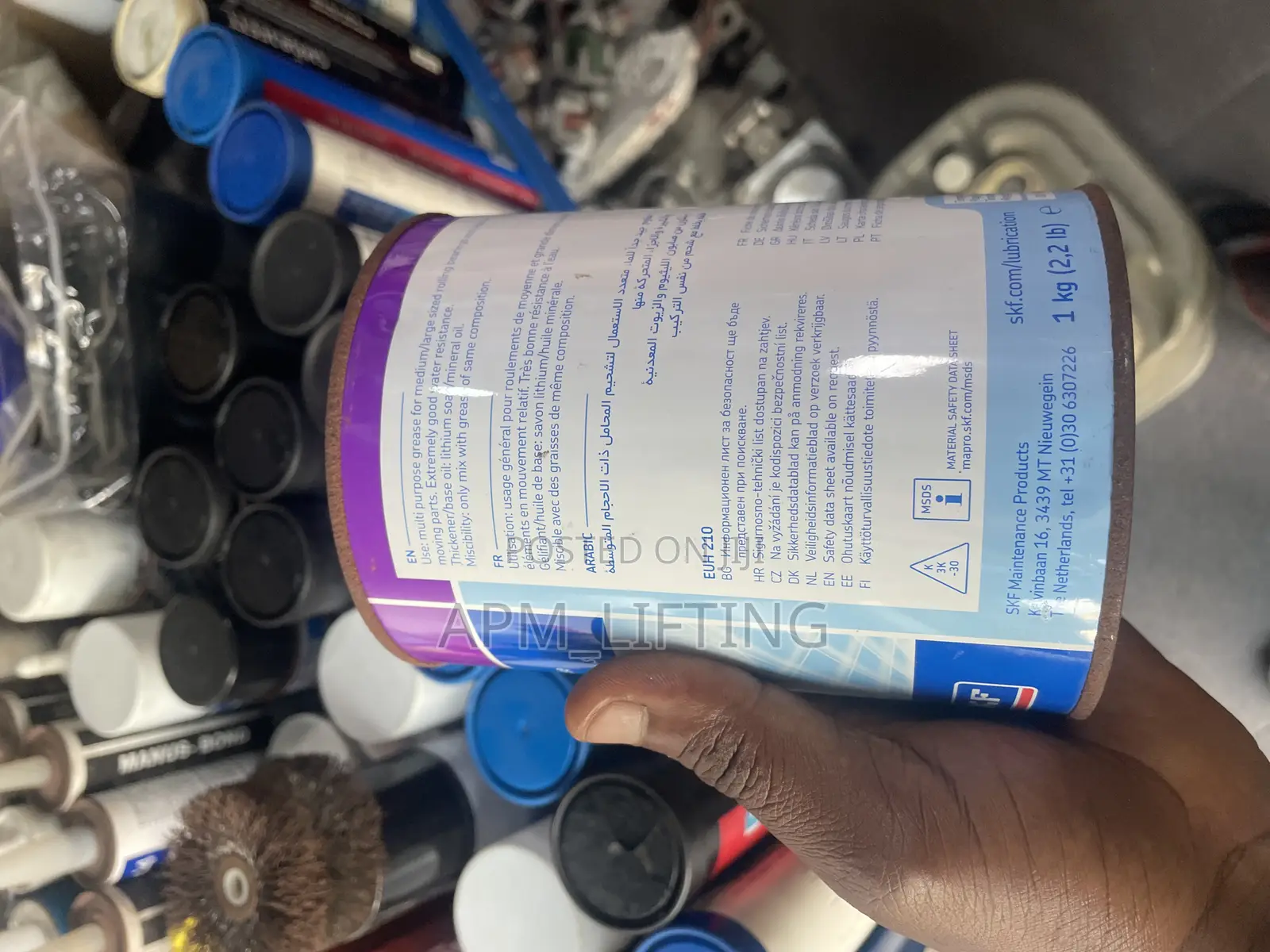 SKF LGMT 3/1 General Purpose Bearing Grease Can.
