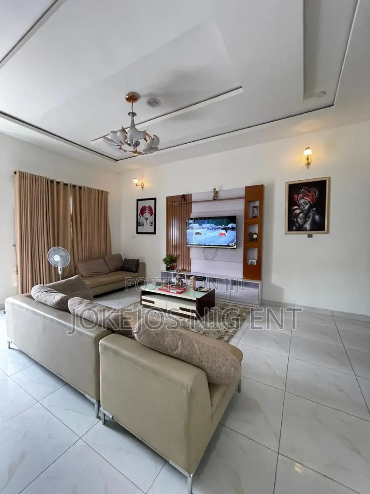Furnished 4bdrm Duplex in Ikota for rent