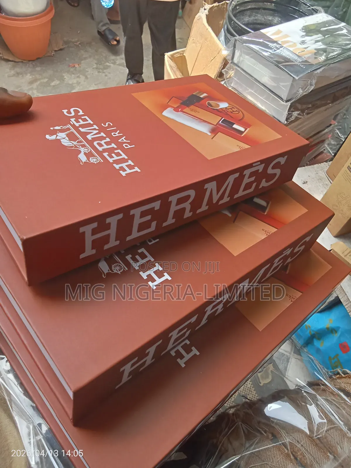 3in1 Hermes Bag Faux Book Decor for Coffee Table Decor