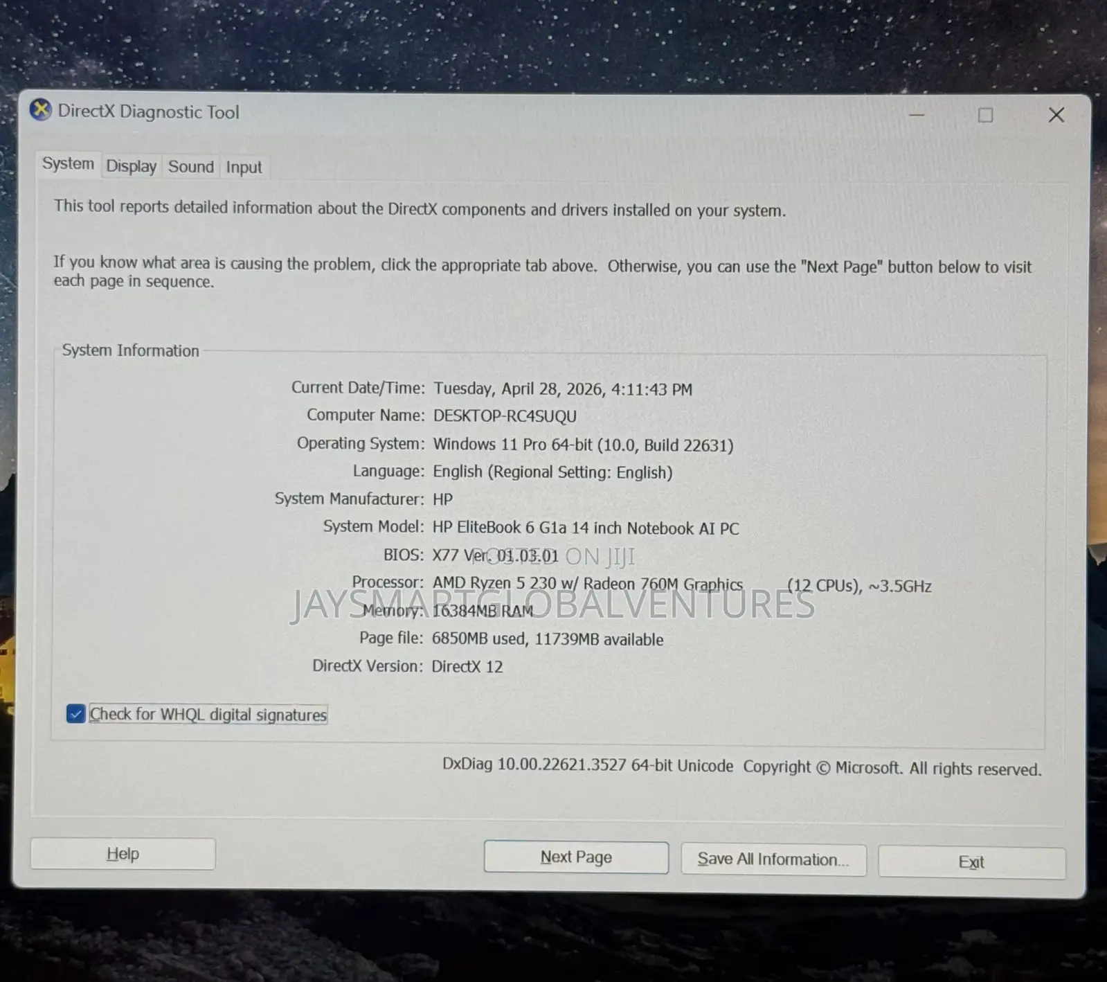 Laptop HP 16GB AMD Ryzen 5 SSD 512GB