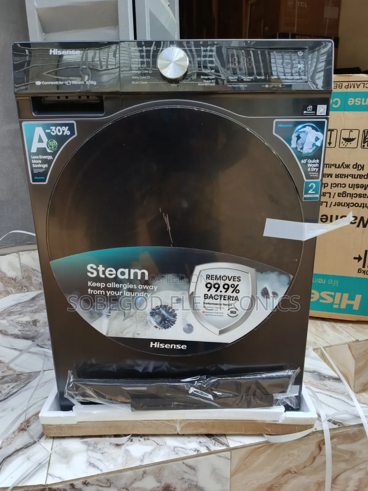 Hisense Front Load Wash Dry 8kg/5kg Washing Machine