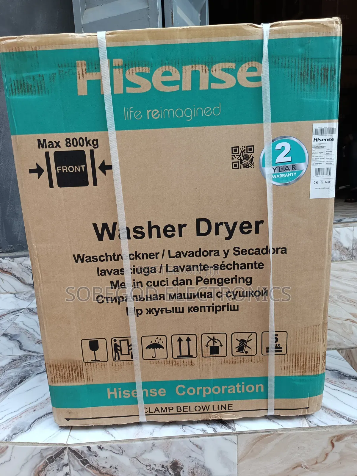 Hisense Front Load Wash Dry 8kg/5kg Washing Machine