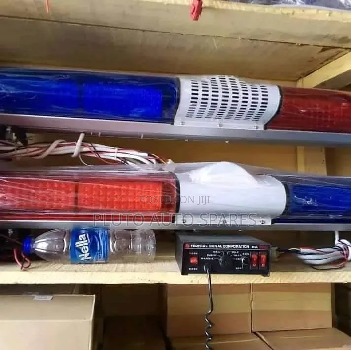 Siren Flashing Lights and Revolving Light