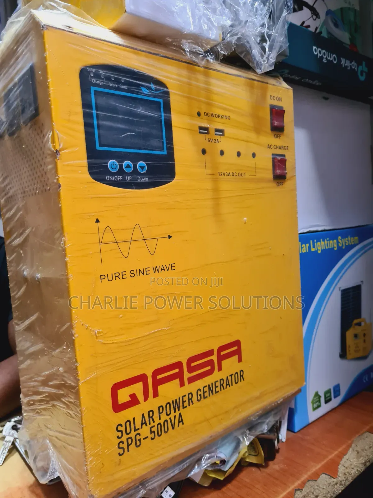 Qasa 500watts Solar Generator With 2pics of 200watts Solar Panel
