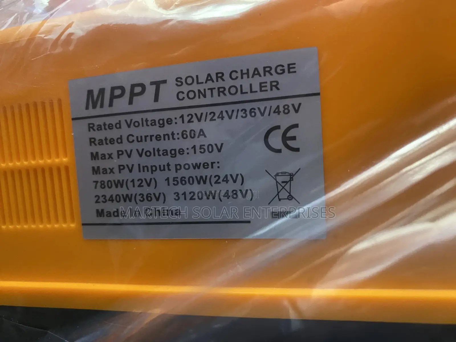 SMS 60ah MPPT Solar Charge Controller
