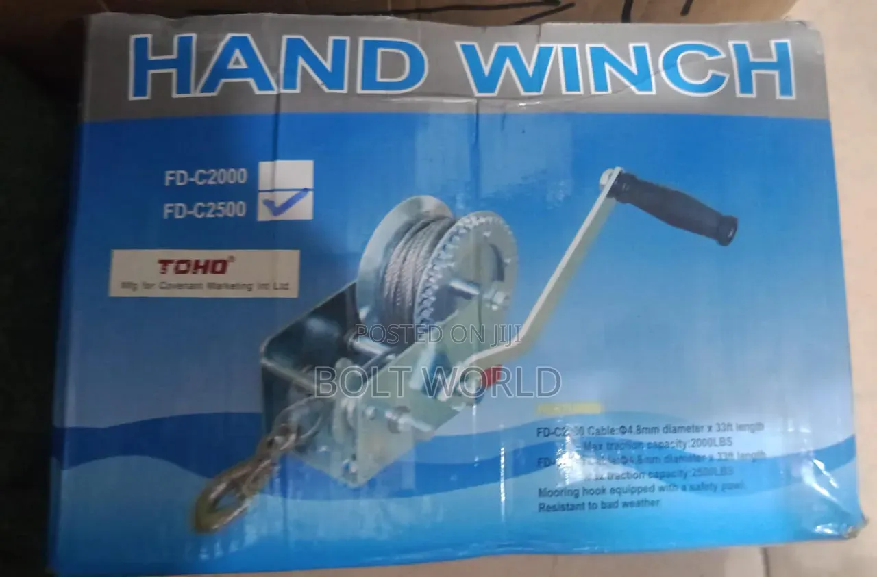 Toho Hand Winch for Industrial Use