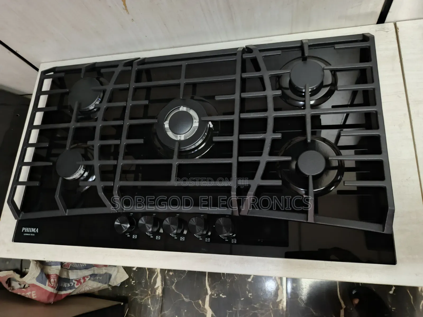 Original Phiima German Technology Built-in 5 Burners Automatic Gas Hob