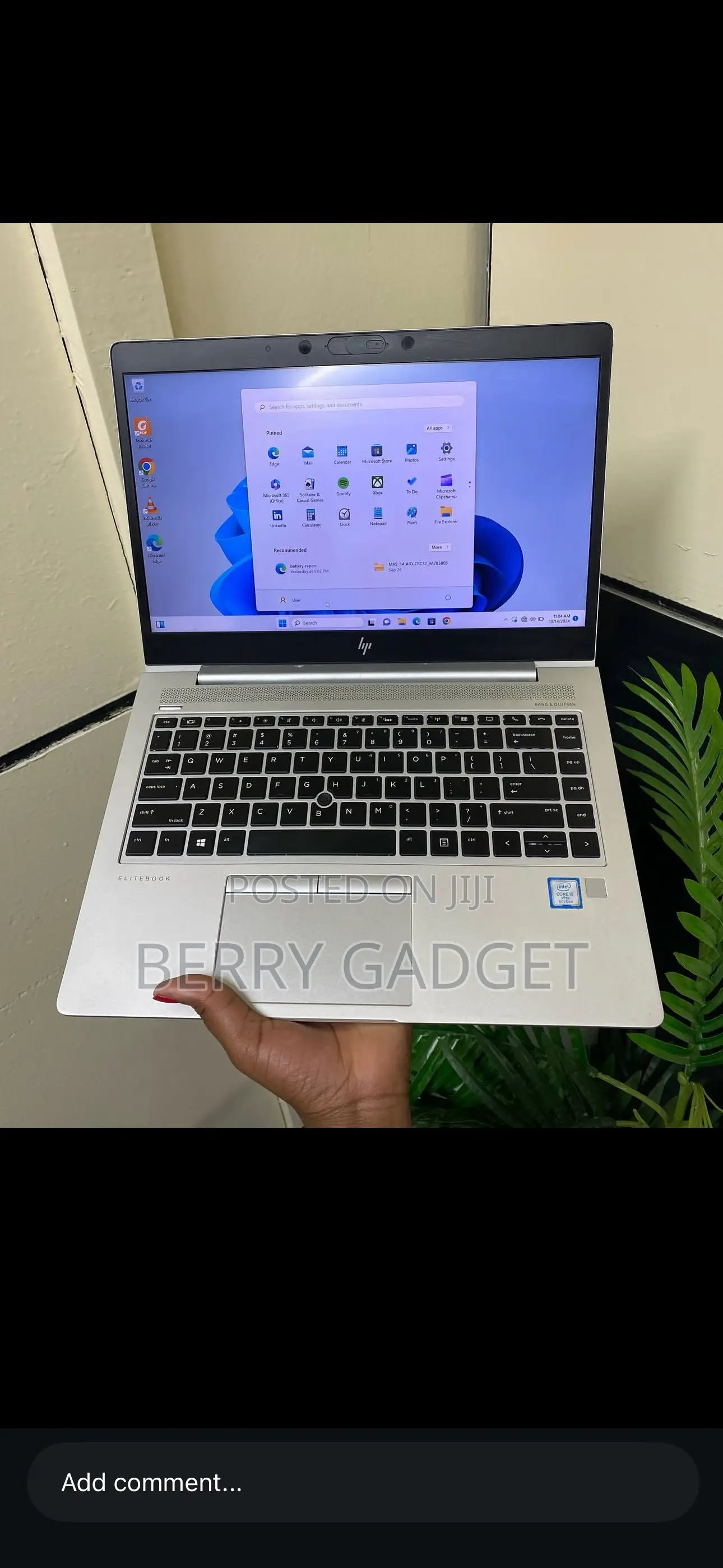 Laptop HP EliteBook 840 G6 16GB Intel Core i5 SSD 256GB