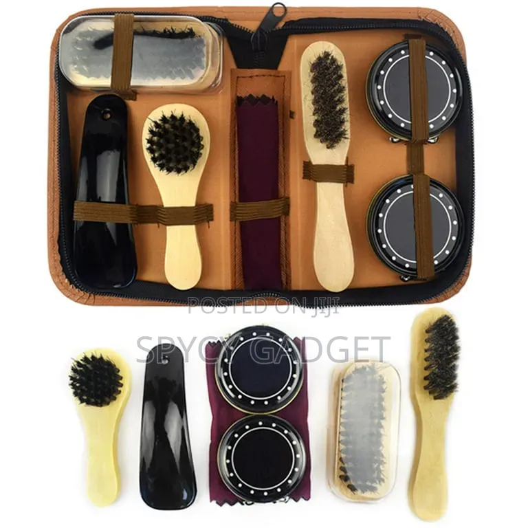 Portable Shoe Polish Set