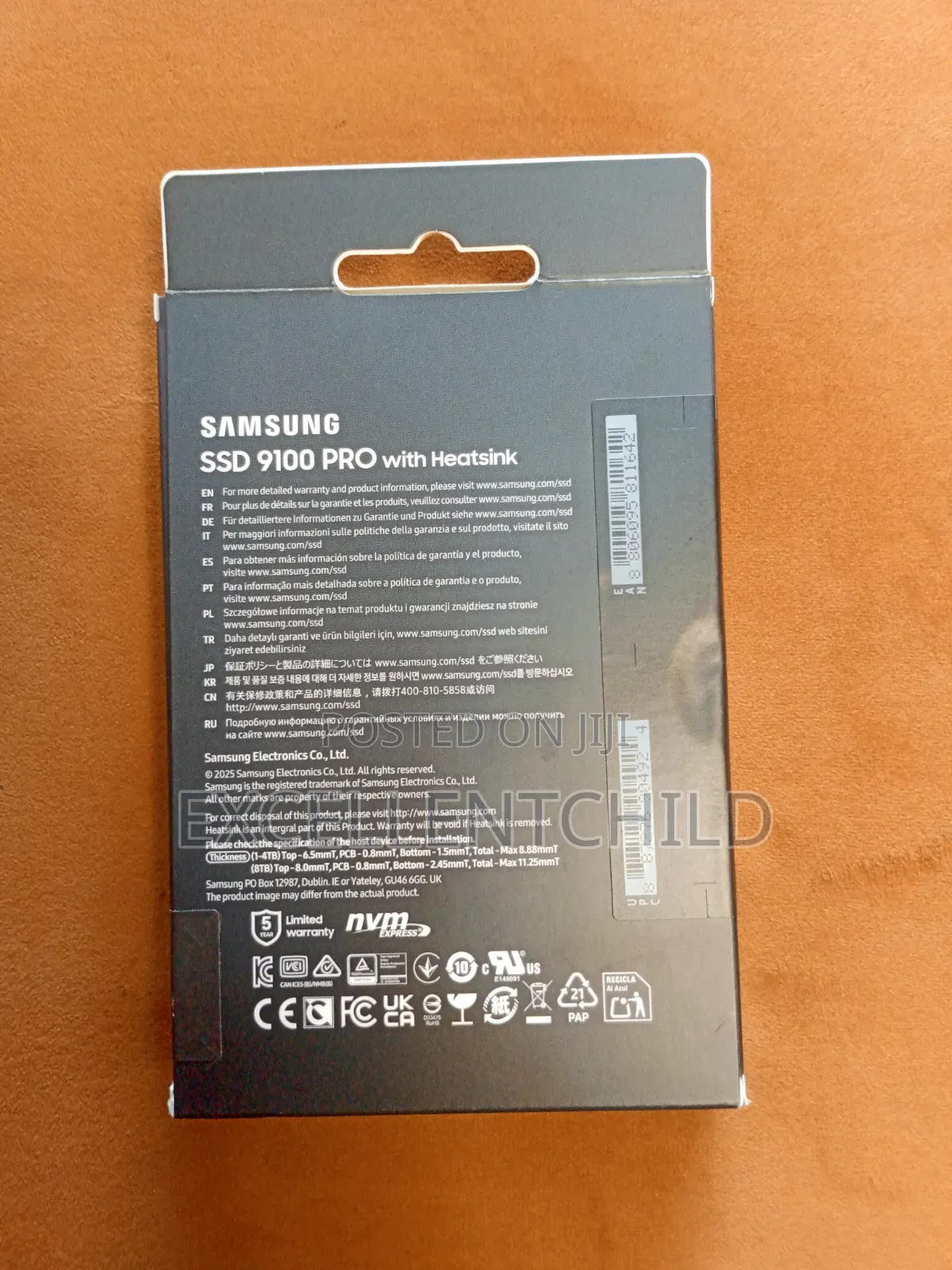 Samsung 8tb 9100 Pro With Read Speeds of 14,800mb/S 5.0 SSD