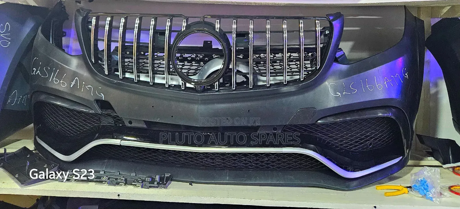 Complete Front Bumper Mercedes Benz GLS 166