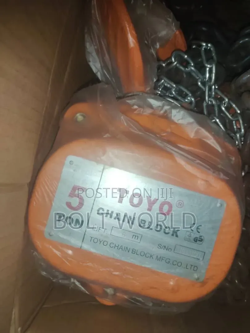 Toyo Chain Block 5 Tons
