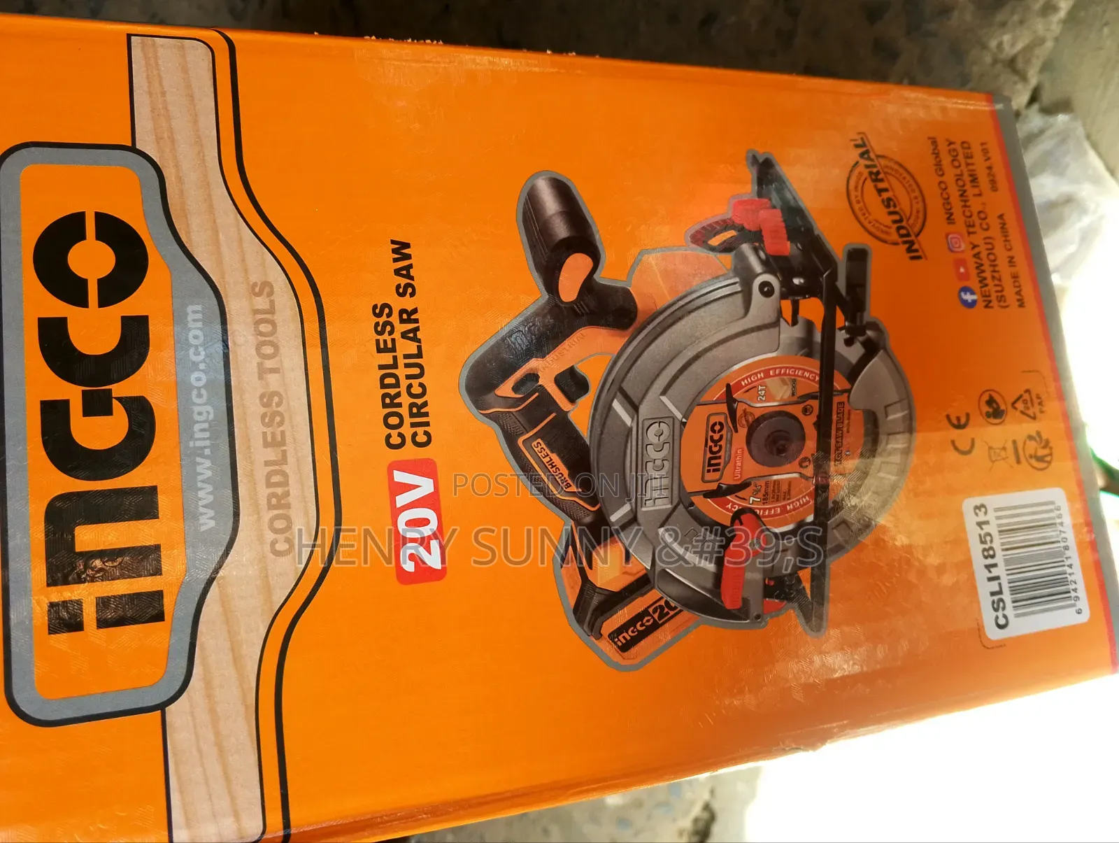 Cordless Circular Saw Ingco Products