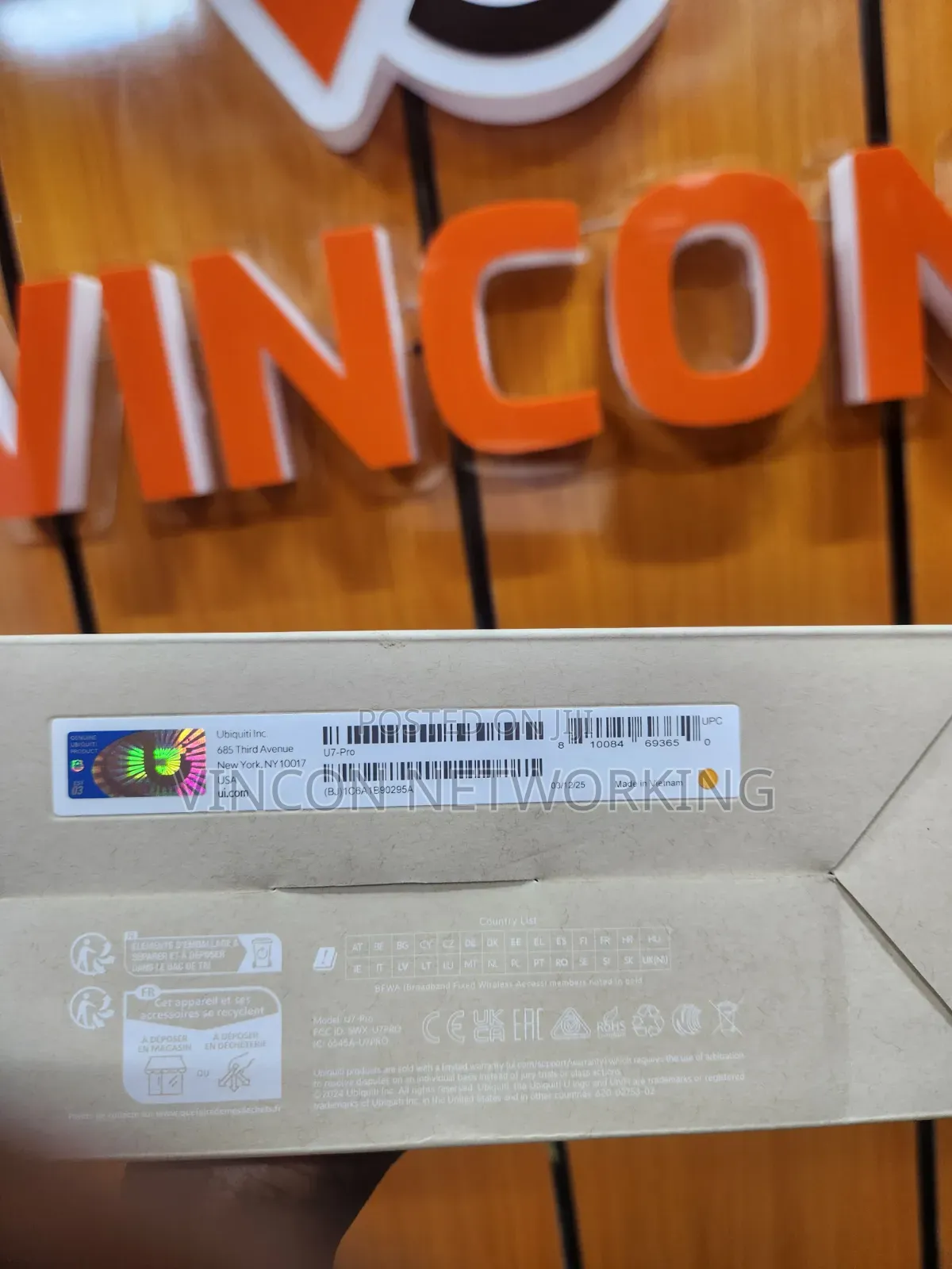Unifi U7 Pro Access Point