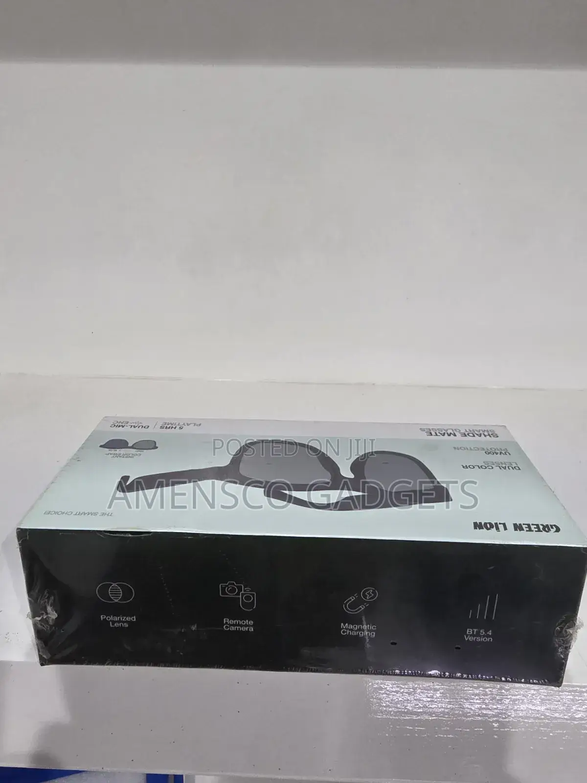 Green Lion Shade Mate Smart Glasses Dual Color With Voice Assistant
