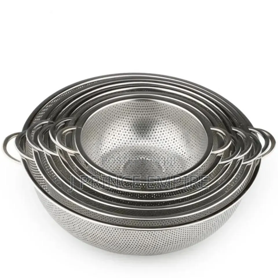 6 Pieces Stainless Steel Mesh Food Strainer Sieve- 6 in 1