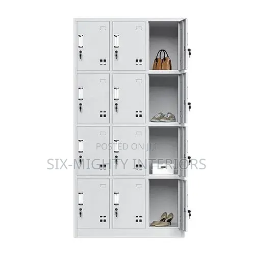 12 Door Metal Locker Cabinet