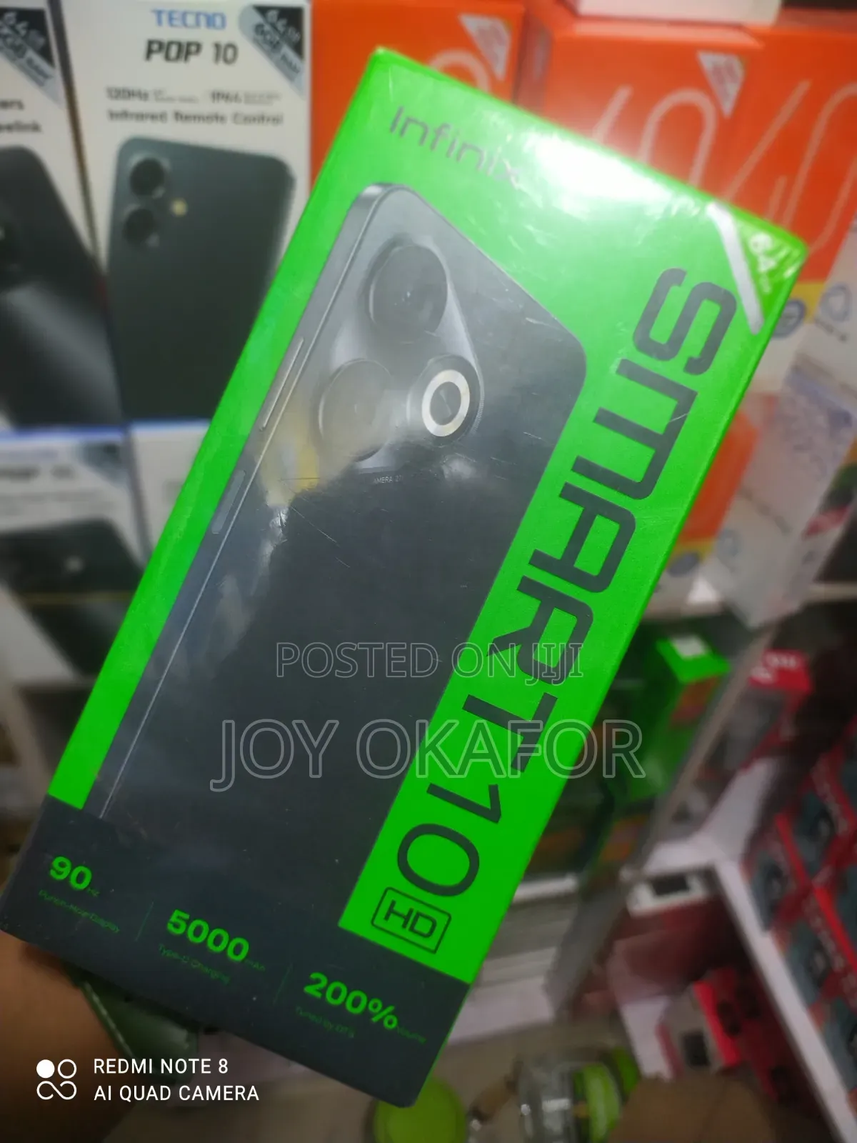 New Infinix Smart 10 64 GB Black