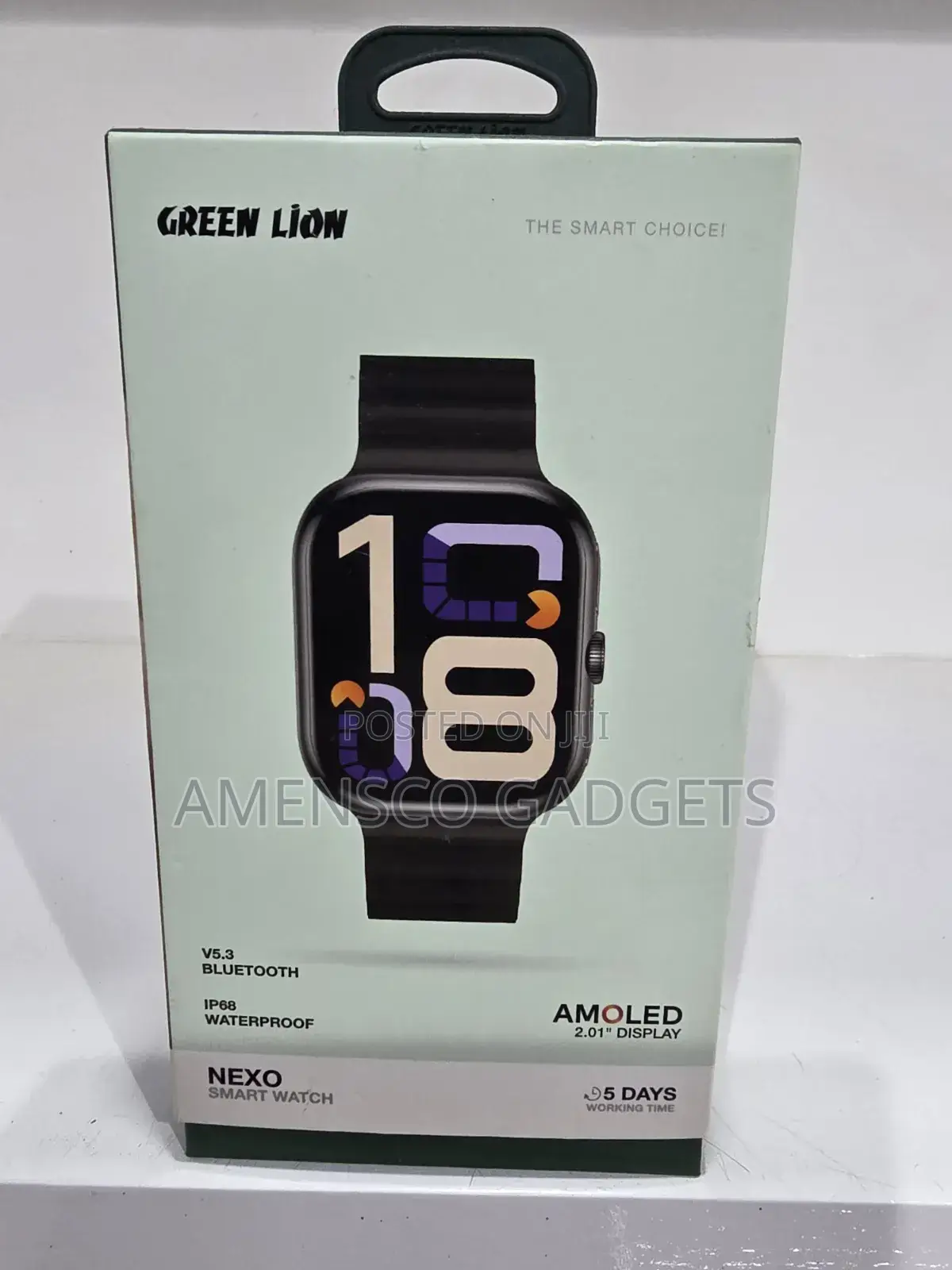 Green Lion Nexo Smart Watch Waterproof Amoled Display 2.1"