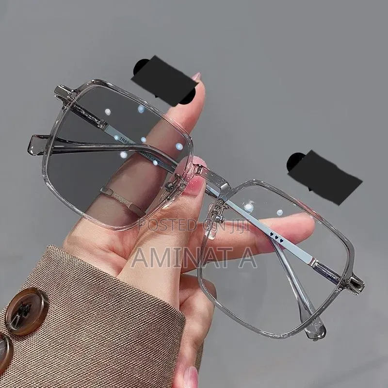 Anti Blue Photochromic Light Sunglasses (Gray)
