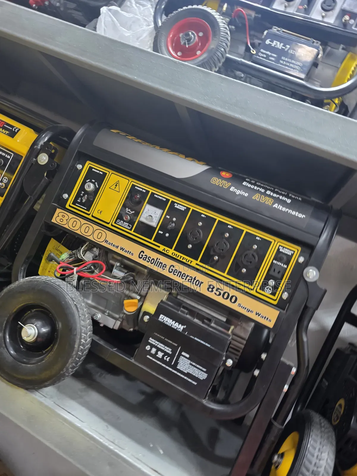 Original Firman Black Petrol Gen Model Fpg8800e2 100% Copper(8.5kva)