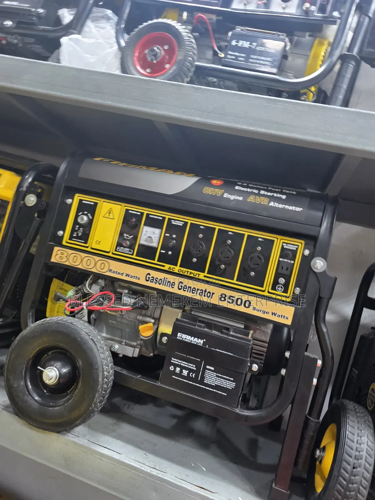 Original Firman Black Petrol Gen Model Fpg8800e2 100% Copper(8.5kva)