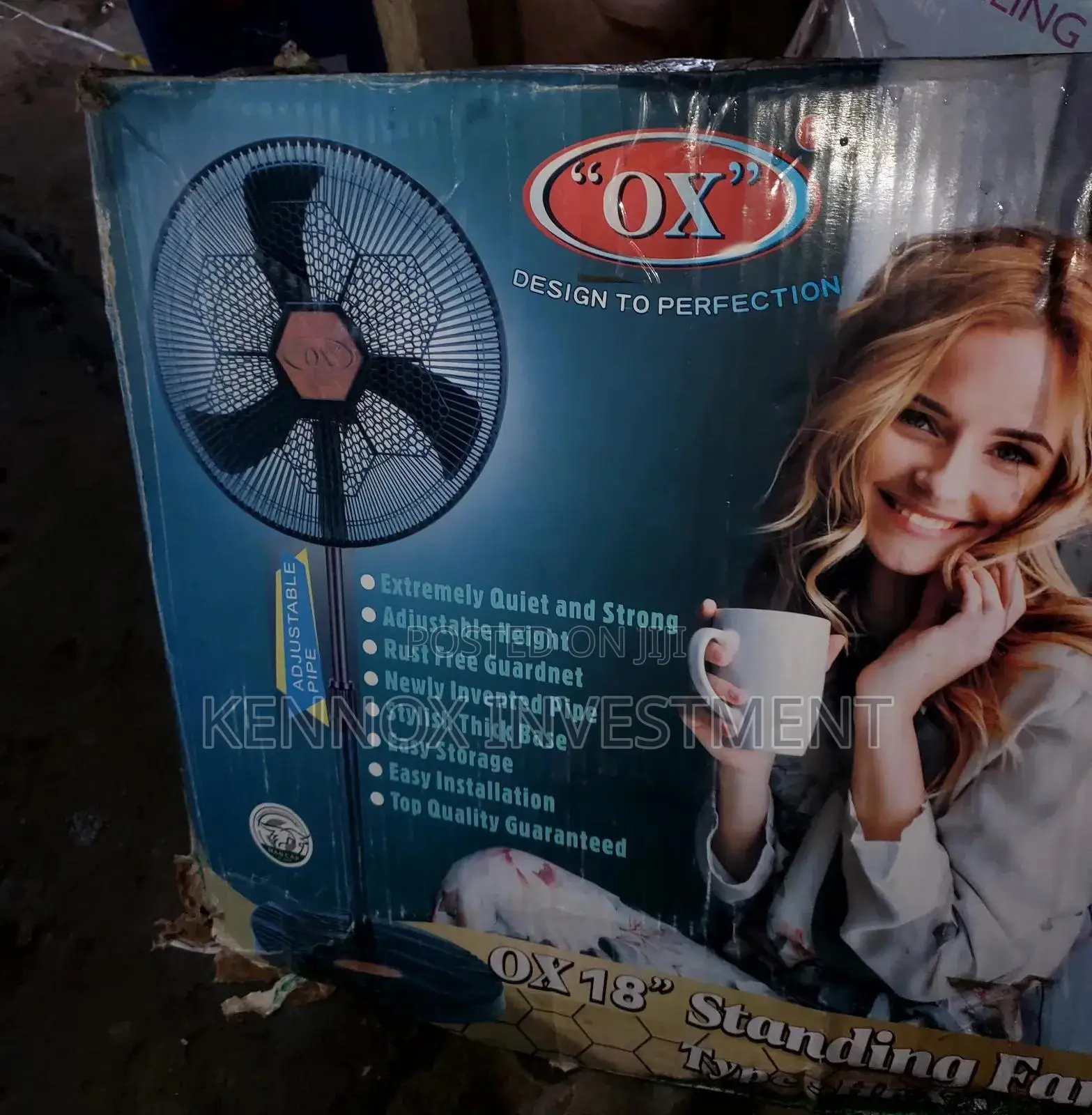 Best Selling 3 Blades Ox Standing Fan