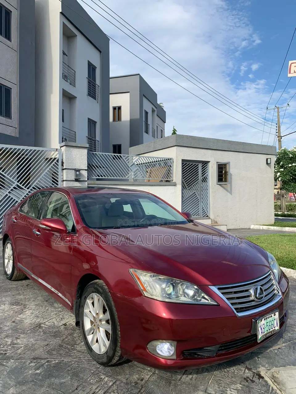 Lexus ES 350 2011 Red