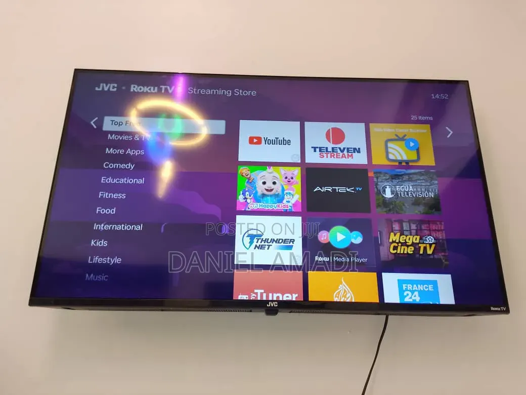 JVC Roku Frameless Smart Tv 32 Inches Available