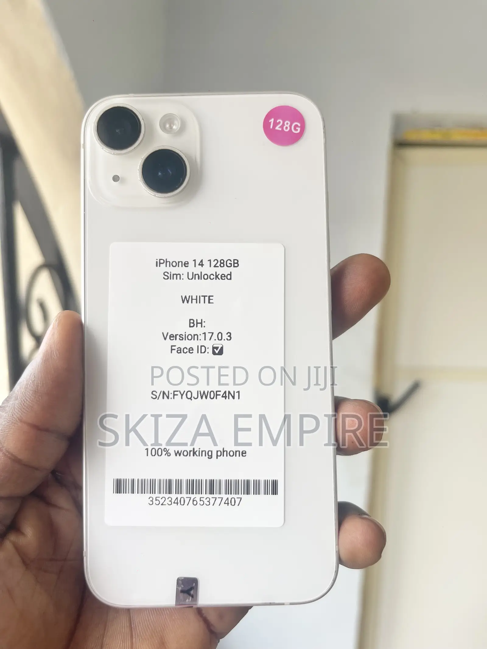 New Apple iPhone 14 128 GB White