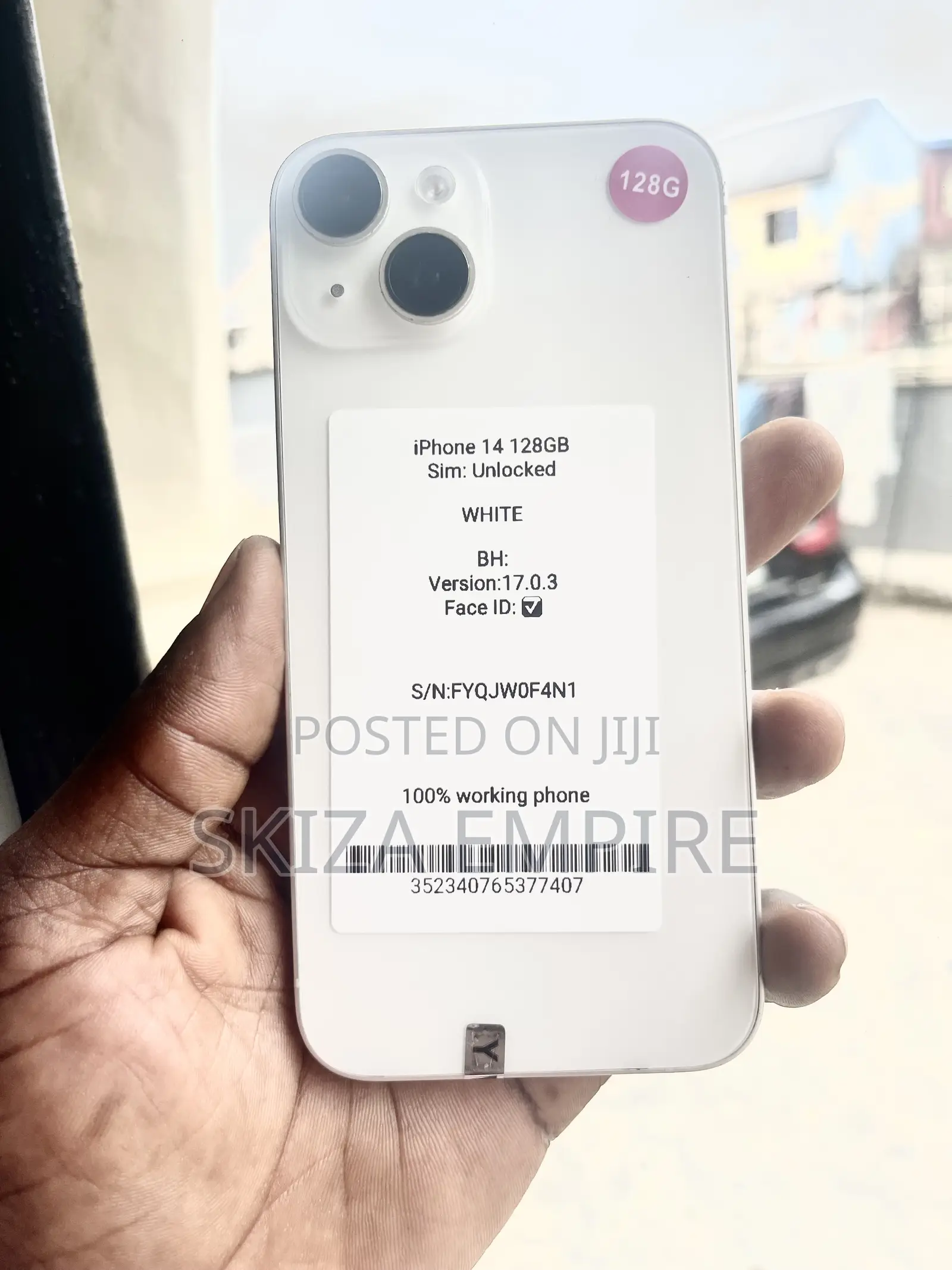 New Apple iPhone 14 128 GB White