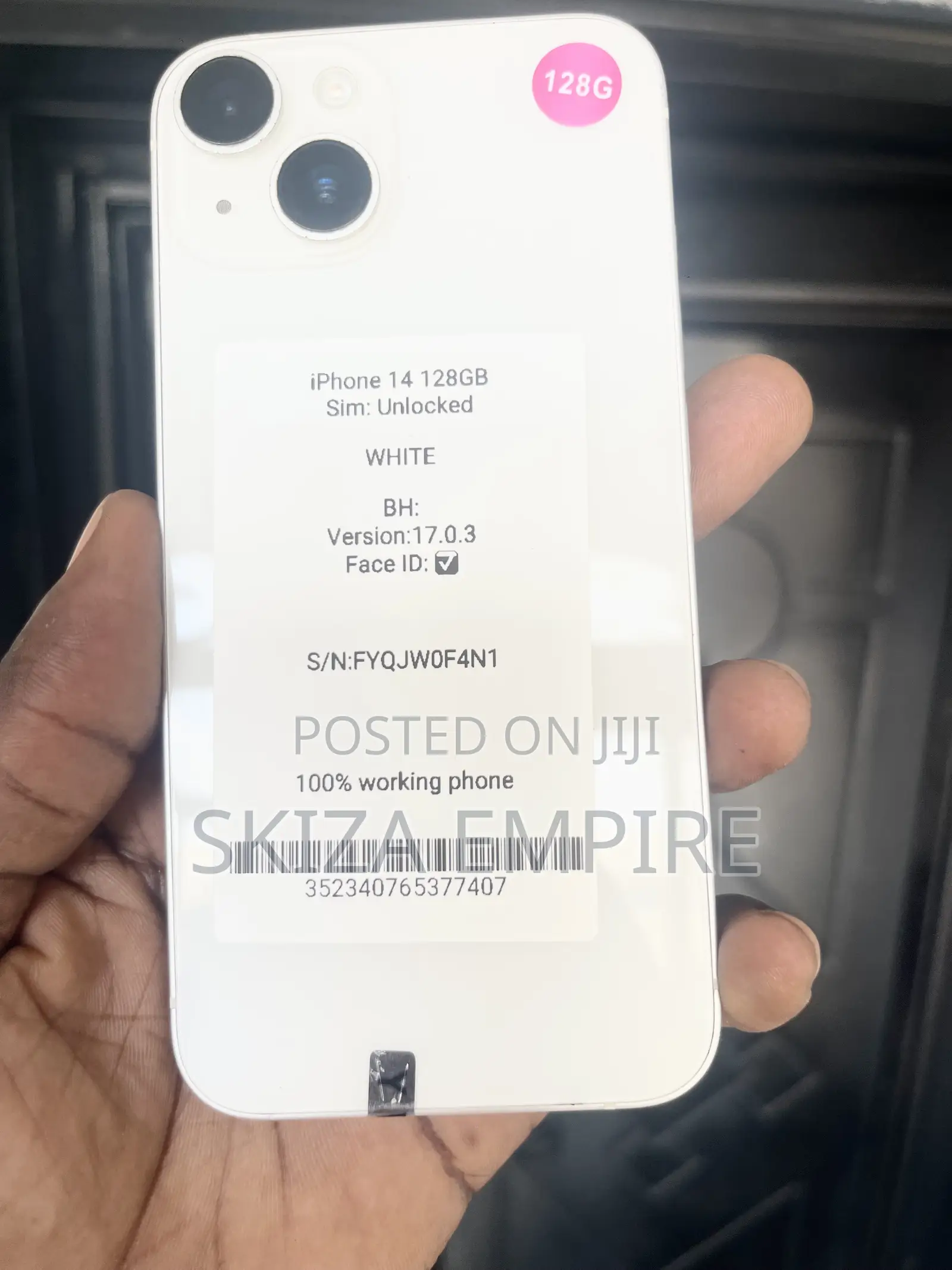 New Apple iPhone 14 128 GB White