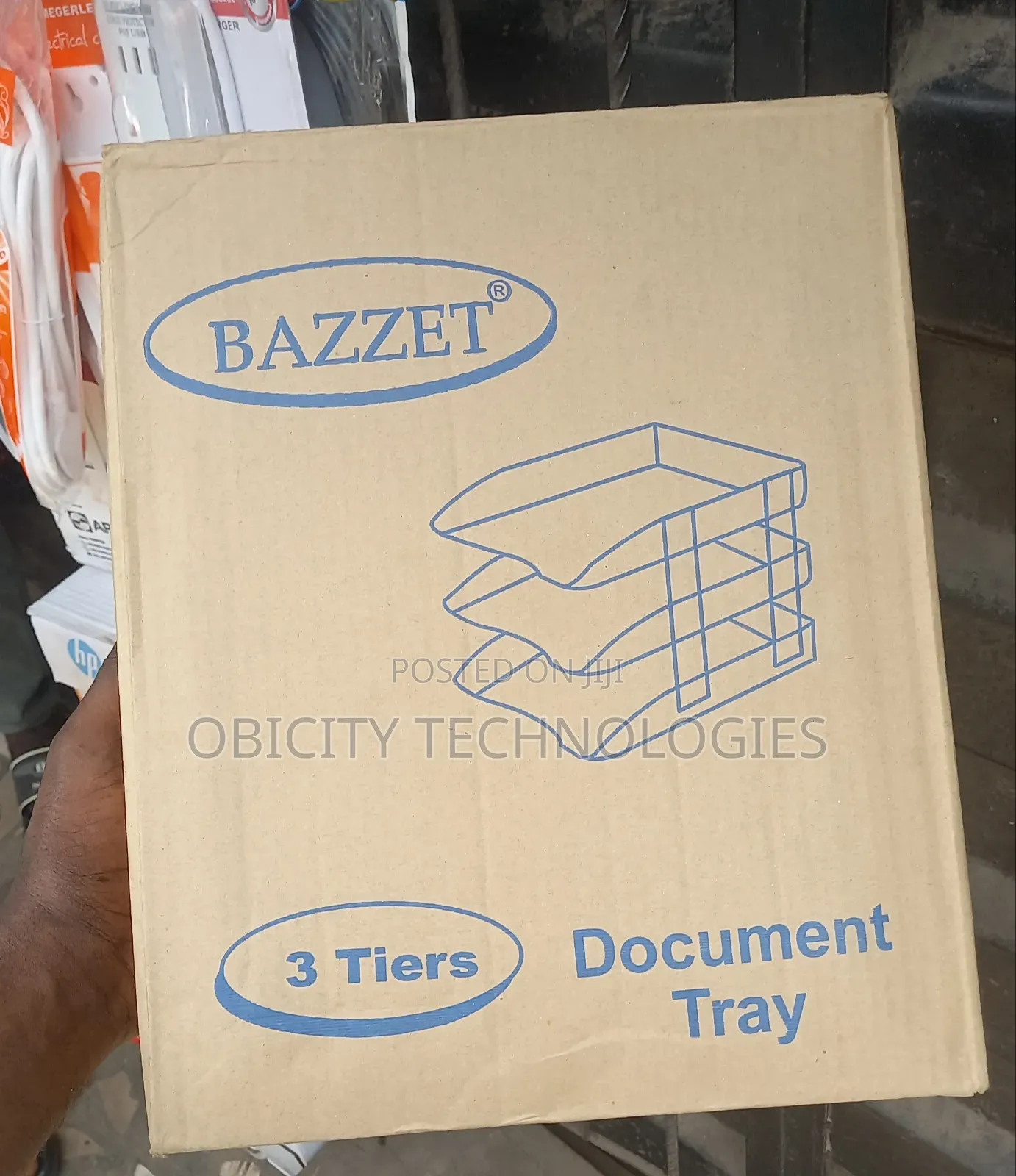 Bazzet 3 Layers Document Tray (Plastic)
