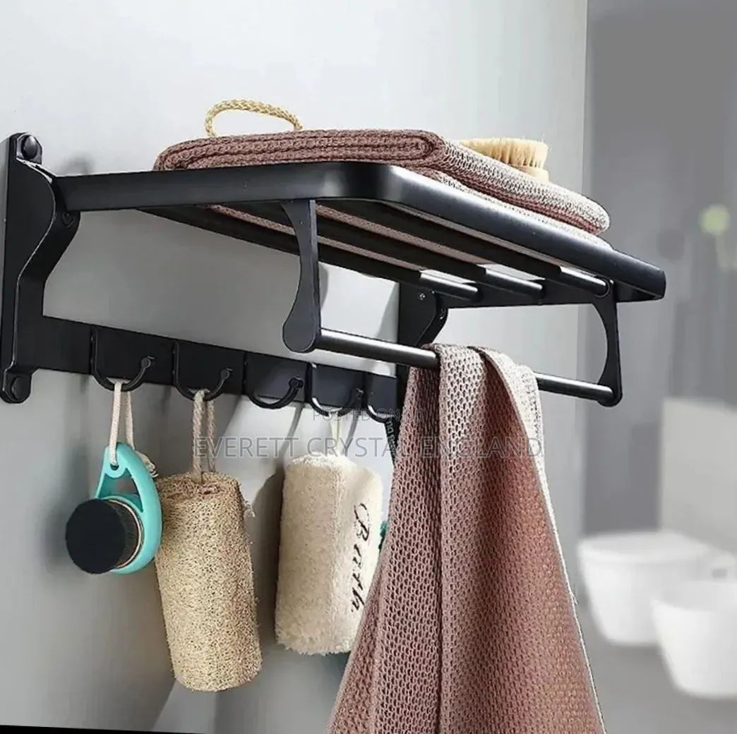 Matt Black Towel Multiple Towel Rail